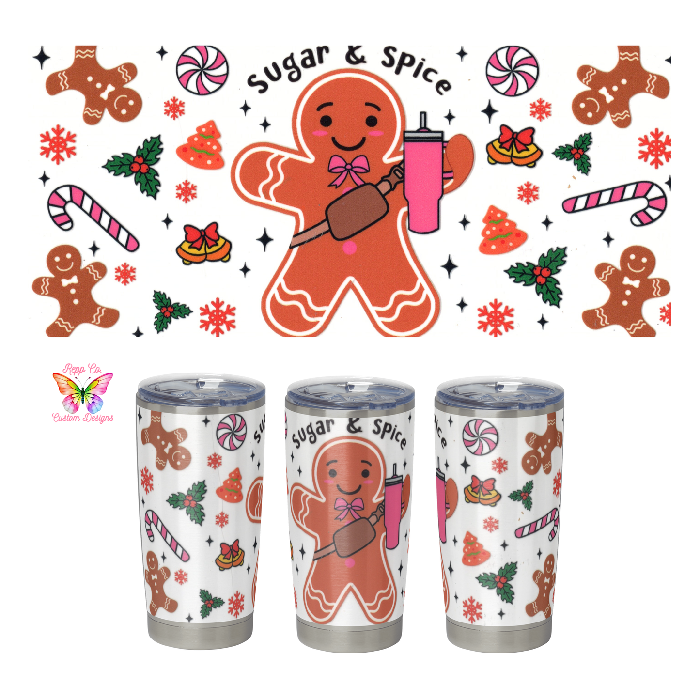 Gingerbread Man Full Wrap