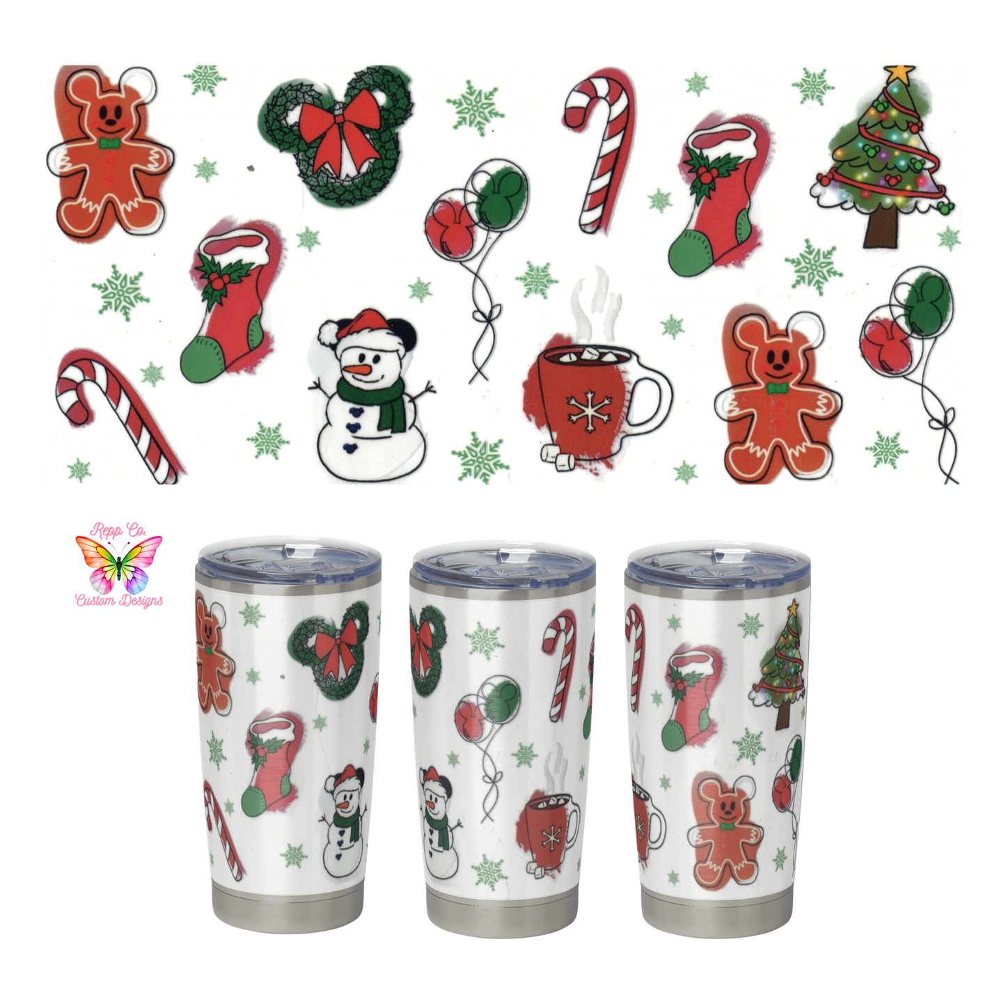 Christmas Ears Full Wrap