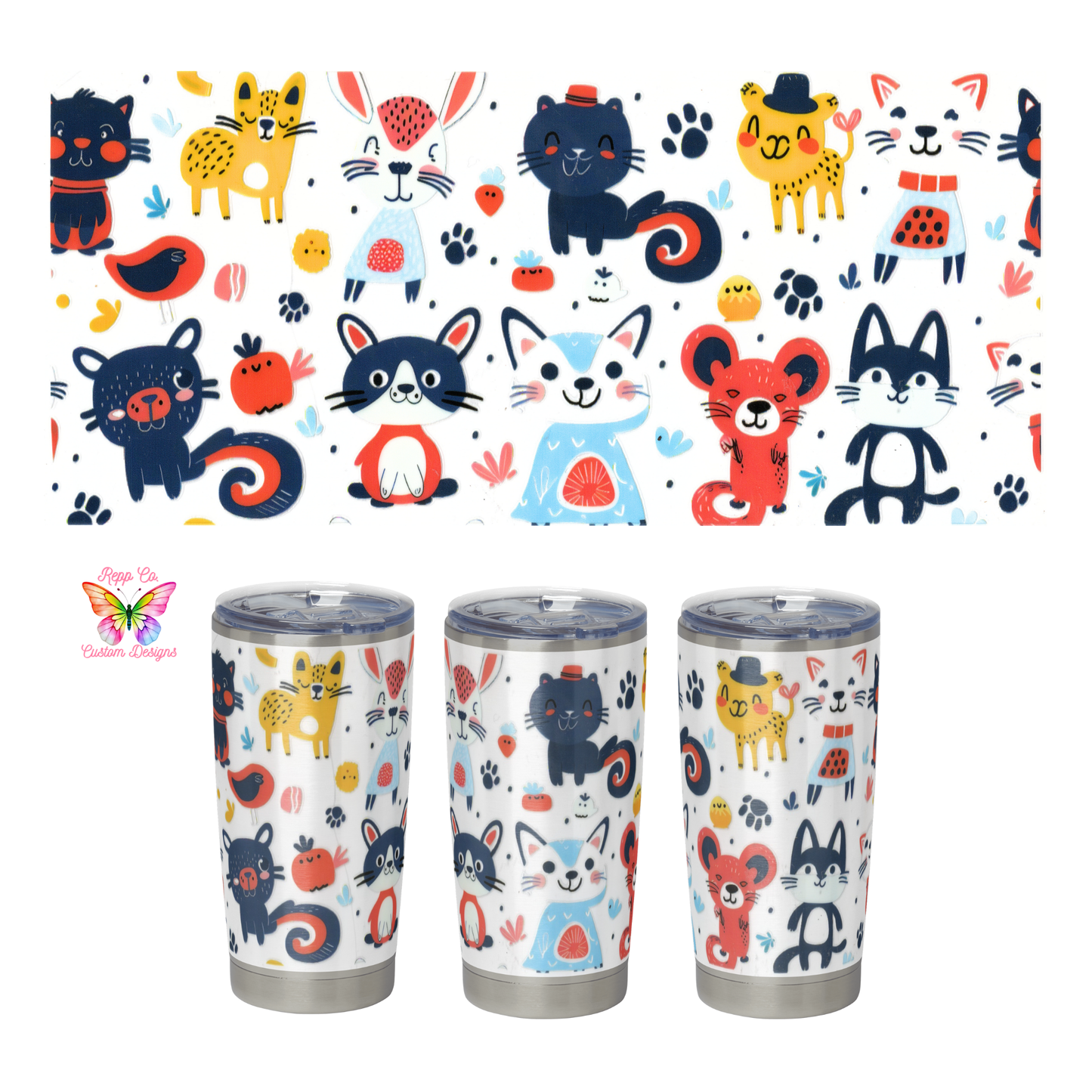 Kids Cats Full Wrap