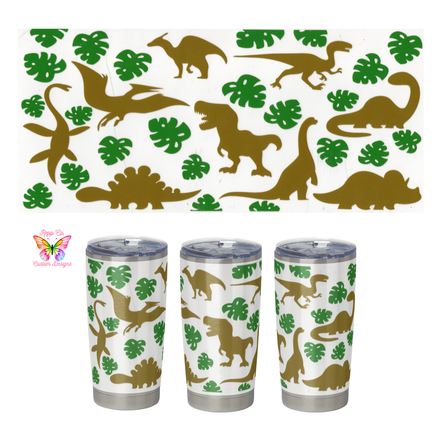 Camo Dinos 1 Full Wrap