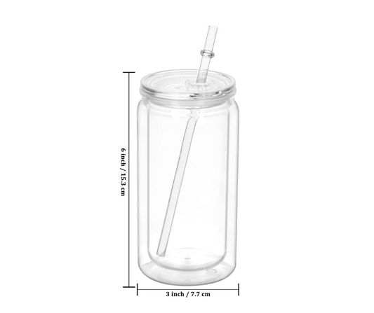 16 oz Acrylic Snow Globe Tumbler – Custom Glitter Cup