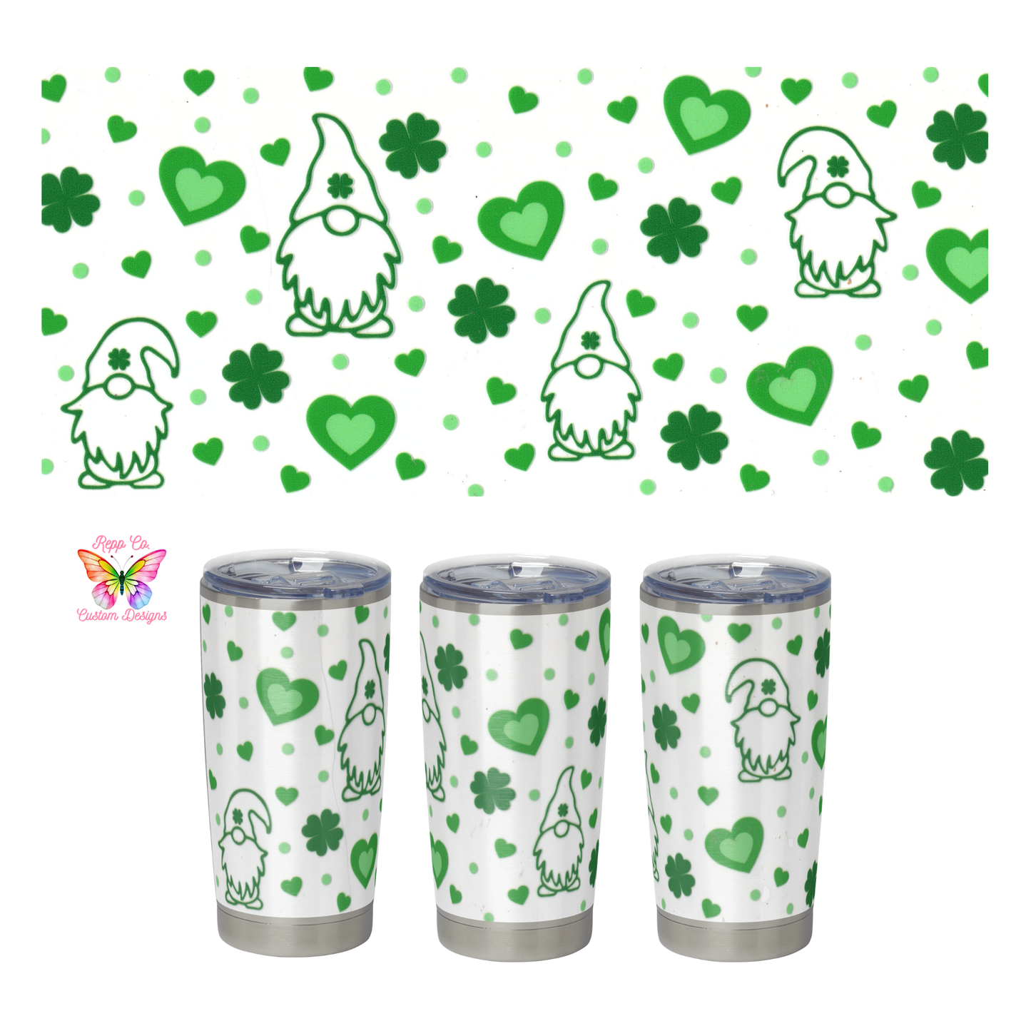 Green Gnomes Full Wrap