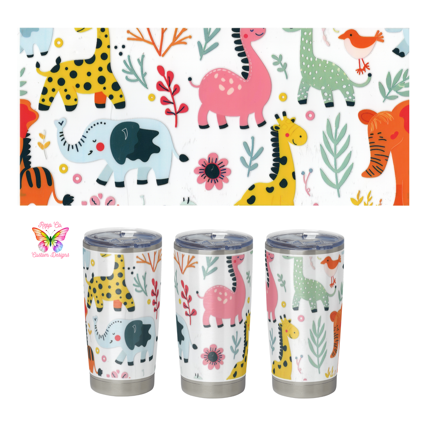 Kids Giraffes Full Wrap