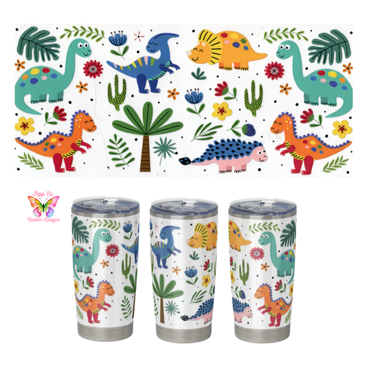 Colorful Dinos 1 Full Wrap