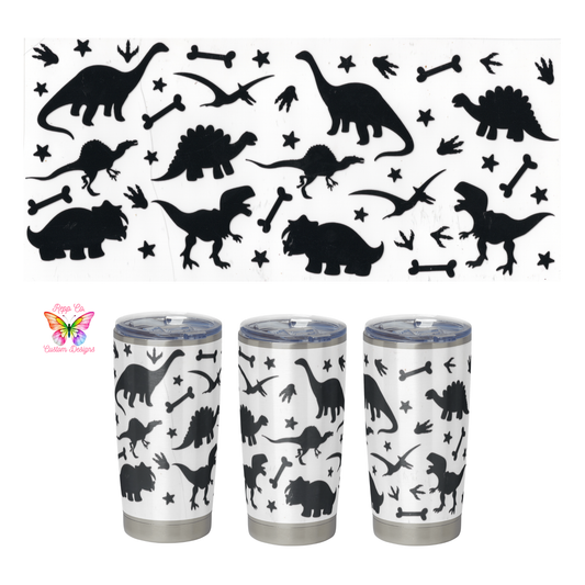 Dinosaur Silhouette Full Wrap