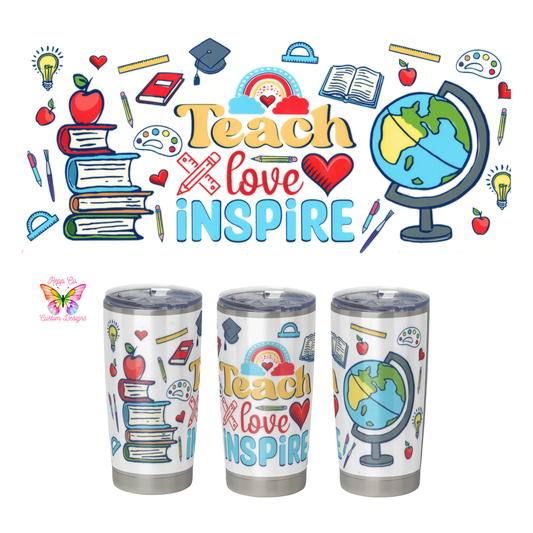 Teach, Love, Inspire Full Wrap