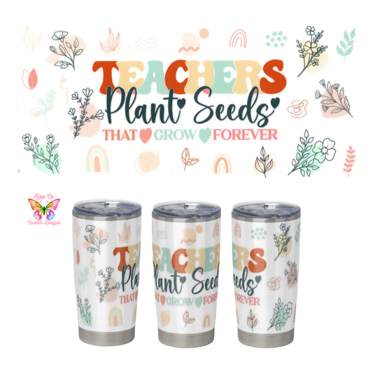 Plant Seeds Floral Full Wrap