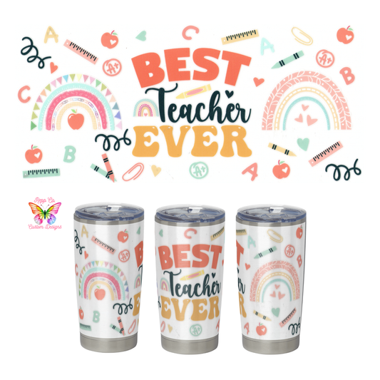 Best Teacher Ever Supplies Full Wrap