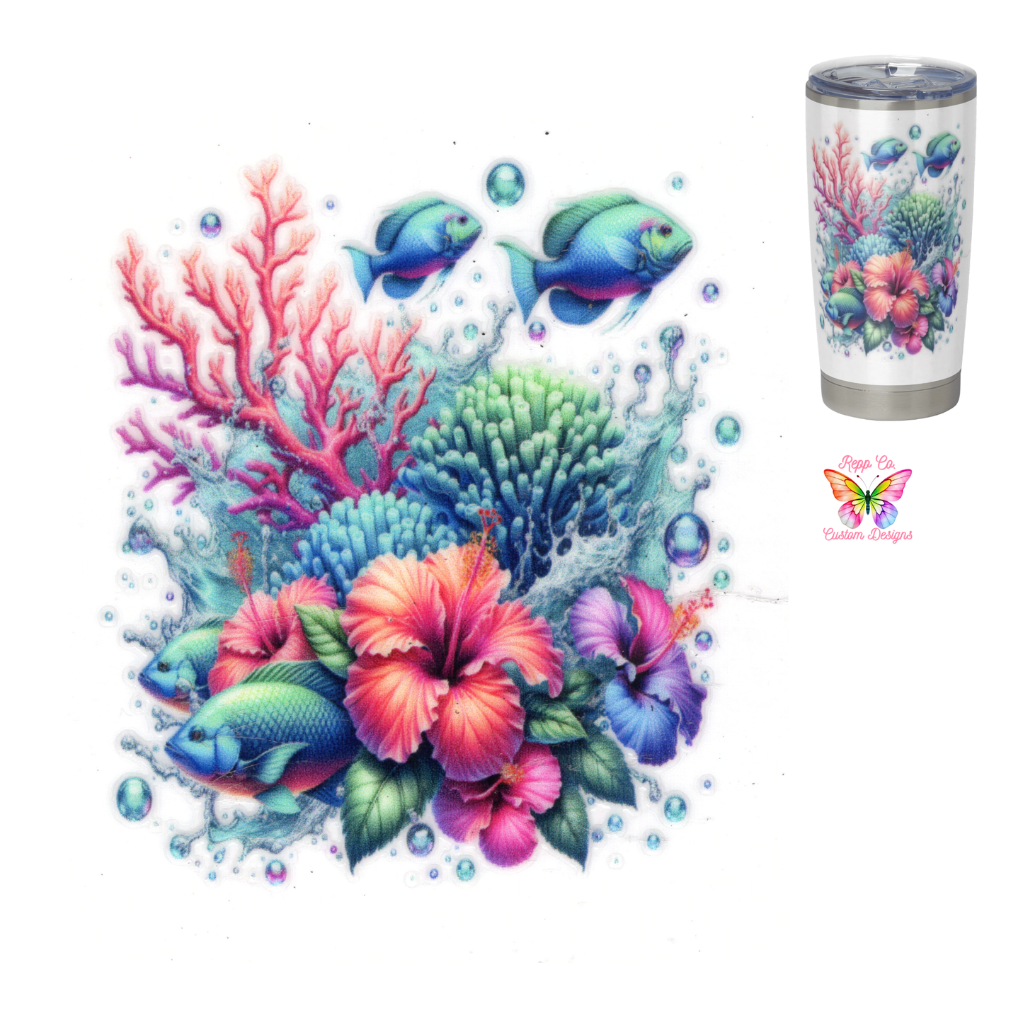 Fish With Flowers