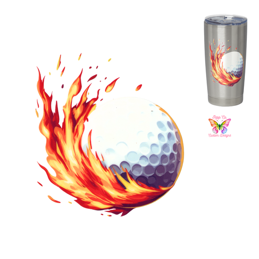 Right Golf Ball Orange