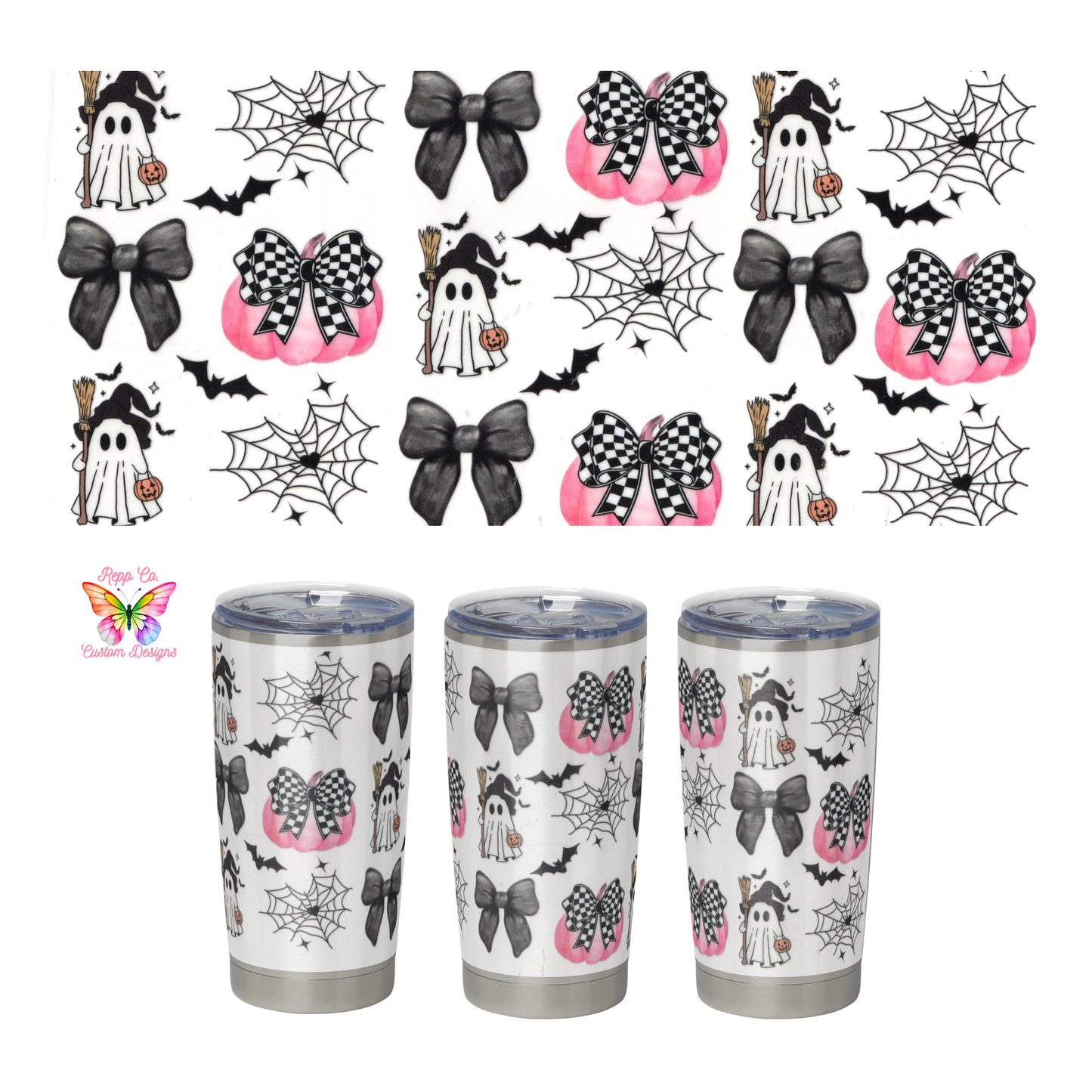 Ghosts and Pumpkins Full Wrap