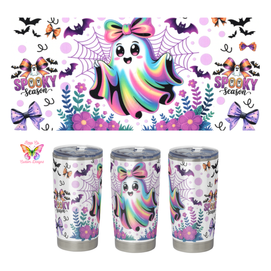 Neon Ghost With Bats Full Wrap