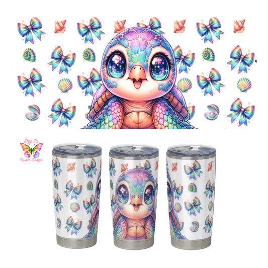 Neon Turtle Full Wrap